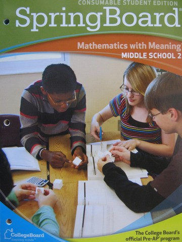 (image for) Springboard Mathematics with Meaning Middle School 2 Student (P)