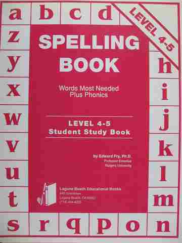 (image for) Spelling Book Words Most Needed Plus Phonics Level 4-5 (P)