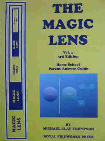 (image for) Magic Lens 3rd Edition Vol 1 Home School Parent Answer Guide (P)