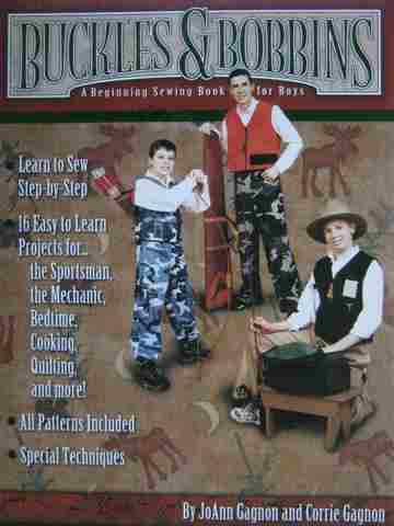 (image for) Buckles & Bobbins A Beginning Sewing Book for Boys (Spiral)