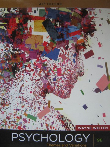 (image for) Psychology 9th Edition AP Edition (H) by Wayne Weiten