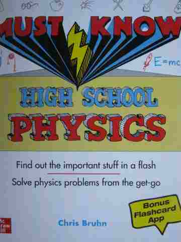 (image for) Must Know High School Physics (P) by Chris Bruhn