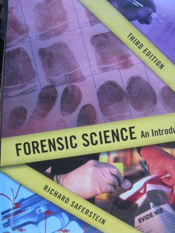 (image for) Forensic Science An Introduction 3rd Edition (H) by Saferstein