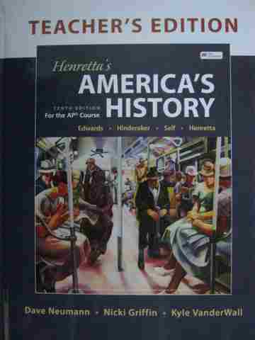 (image for) Henretta's America's History 10th Edition AP Edition TE (TE)(H)