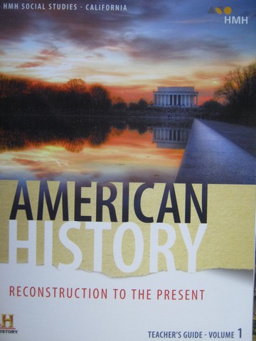 (image for) American History TG Volume 1 (CA)(TE)(Spiral)