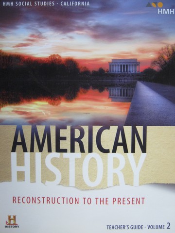 (image for) American History TG Volume 2 (CA)(TE)(Spiral)