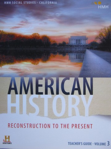 (image for) American History TG Volume 3 (CA)(TE)(Spiral)