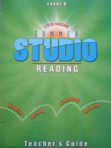 (image for) Summer Studio Reading Level D TG (TE)(Spiral) by Feinstein, etc.