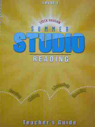 (image for) Summer Studio Reading Level E TG (TE)(Spiral) by Feinstein