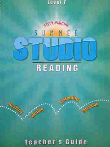 (image for) Summer Studio Reading Level F TG (TE)(Spiral) by Feinstein
