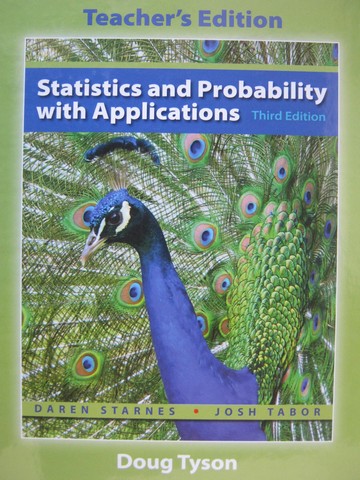(image for) Statistics & Probability with Applications 3rd Edition TE(TE)(H)