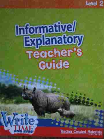 (image for) Write Time for Kids 2 Informative/Explanatory TG (TE)(P)