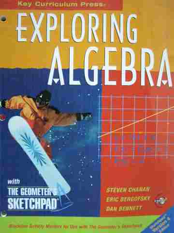 (image for) Exploring Algebra with The Geometer's Sketchpad (P) by Chanan,