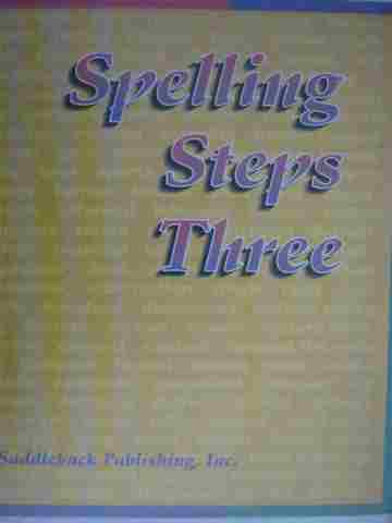 (image for) Spelling Steps 3 2nd Revision (Binder) by Mildred Hart Bailey - Click Image to Close