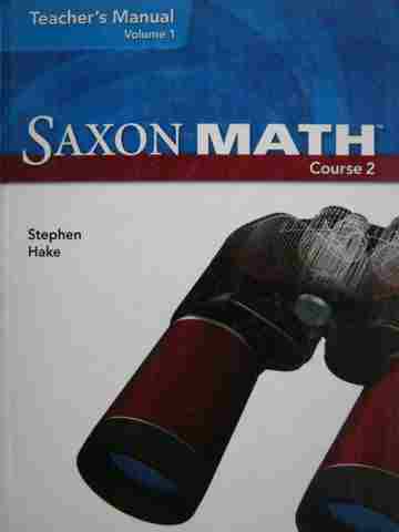 (image for) Saxon Math Course 2 TM Volume 1 (TE)(H) by Stephen Hake