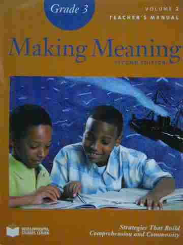 (image for) Making Meaning 2nd Edition 3 TM Volume 2 (TE)(Spiral)