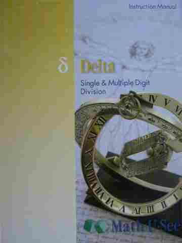(image for) Delta Single & Multiple Digit Division IM (TE)(H) by Demme