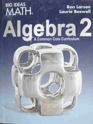 (image for) Big Ideas Math Algebra 2 (H) by Ron Larson & Laurie Boswell