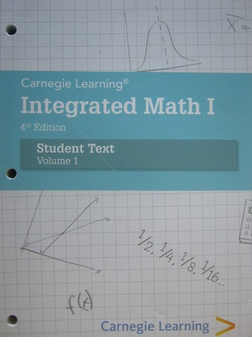 (image for) Integrated Math 1 4th Edition Student Text Volume 1 (P)