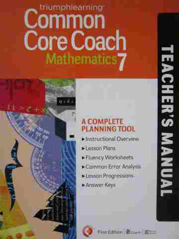 (image for) Common Core Coach Mathematics 7 TM (TE)(P) - Click Image to Close