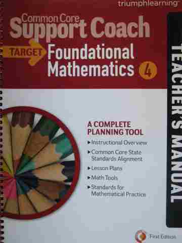 (image for) Target Foundational Mathematics 4 TM (TE)(Spiral)