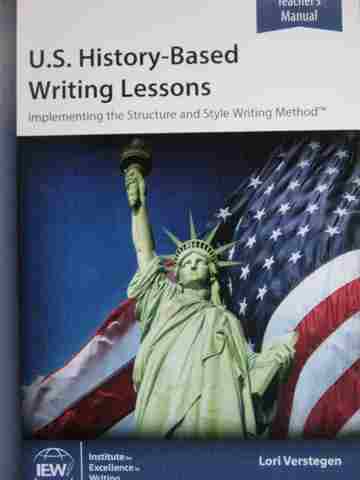 (image for) U S History-Based Writing Lessons TM (TE)(Spiral) by Verstegan