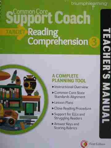 (image for) Target Reading Comprehension 3 TM (TE)(Spiral)