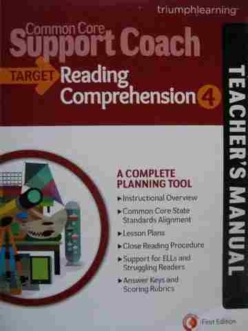 (image for) Target Reading Comprehension 4 TM (TE)(Spiral)