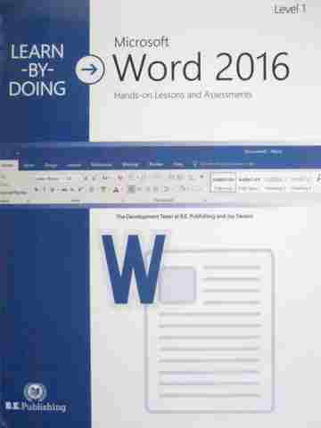 Learn-by-Doing Microsoft Word 2016 Level 1 (Wiro) by Joy Tavano (image for) Learn-by-Doing Microsoft Word 2016 Level 1 (Wiro) by Joy Tavano