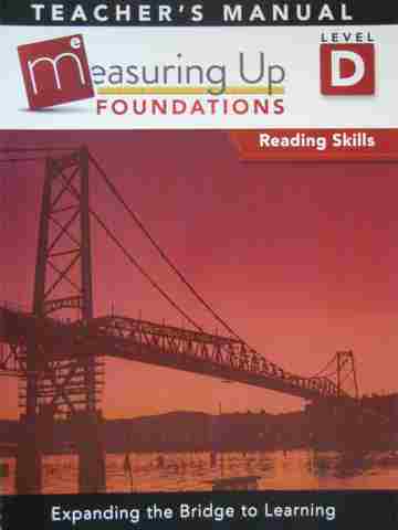(image for) Measuring Up Foundations Reading Skills D TM (Spiral) by Dryer