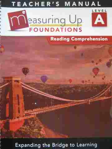 (image for) Measuring Up Foundations Reading Comprehension A TM (Spiral)