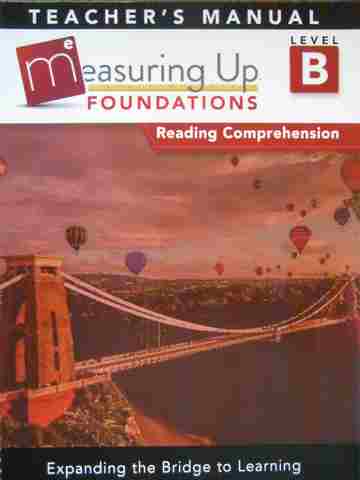 (image for) Measuring Up Foundations Reading Comprehension B TM (Spiral)