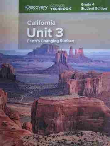 (image for) Science Techbook California 4.3 Earth's Changing Surface Student Edition (CA)(P)