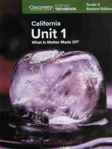 (image for) Science Techbook 5 California Unit 1 Student Edition (CA)(P)