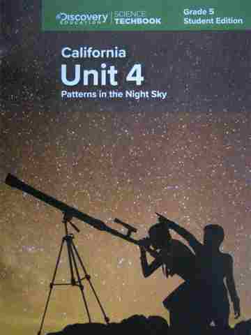 (image for) Science Techbook California 5.4 Patterns in the Night Sky Student Edition (CA)(P)
