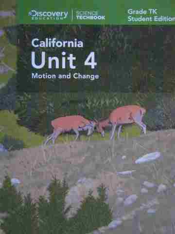(image for) Science Techbook California TK.4 Motion and Change Student Edition (CA)(P)