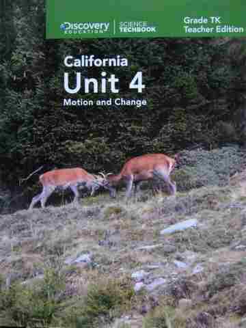 (image for) Science Techbook California TK.4 Motion and Change TE (CA)(TE)(Wiro)
