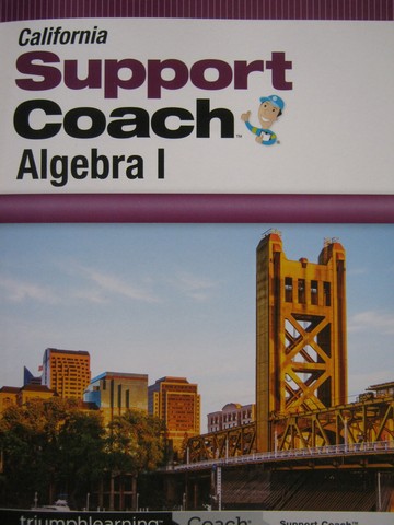 (image for) California Support Coach Algebra 1 (CA)(P)