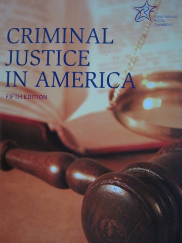 (image for) Criminal Justice in America 5e (P) by Croddy & Hayes