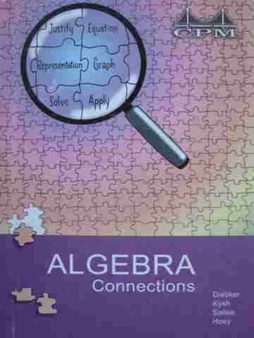 (image for) CPM Algebra Connections (H) by Dietiker, Kysh, Hoey, & Sallee