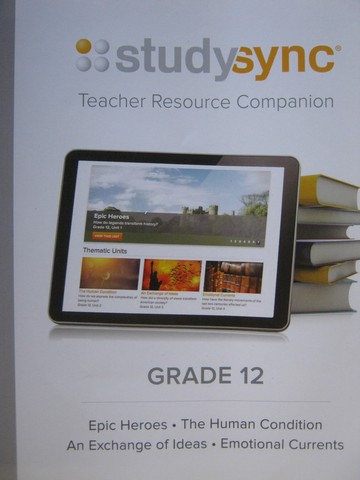 (image for) Studysync 12 Teacher Resource Companion (TE)(Spiral)