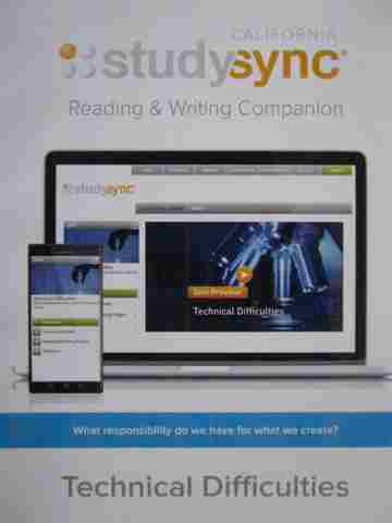 Studysync 10.3 Reading & Writing Companion (CA)(P) (image for) Studysync 10.3 Reading & Writing Companion (CA)(P)