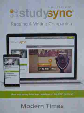 (image for) Studysync 11.3 Reading & Writing Companion (CA)(P)