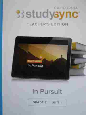(image for) Studysync 7.1 TE (CA)(TE)(Spiral)