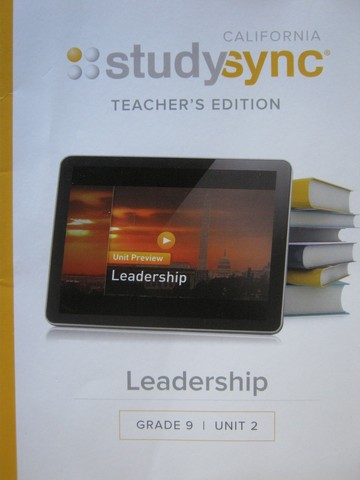 (image for) StudySync 9.2 TE (CA)(TE)(Spiral)