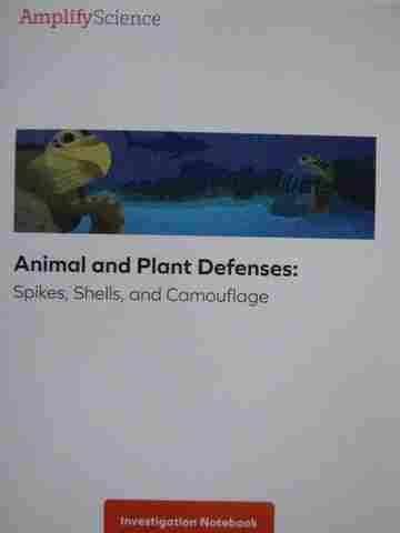 (image for) Amplify Science 1 Animal & Plant Defenses Investigation Notebook (P)