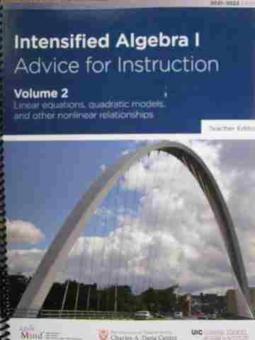 Intensified Algebra 1 TE Advice for Instruction Volume 2(Spiral) (image for) Intensified Algebra 1 TE Advice for Instruction Volume 2(Spiral)