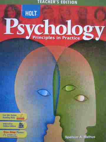 (image for) Psychology Principles in Practice TE (TE)(H) by Spencer A Rathus