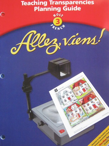 (image for) Allez, viens! 3 Teaching Transparencies Planning Guide (P)