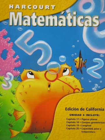 (image for) Harcourt Matematicas 2-4 Edicion de California (CA)(P)